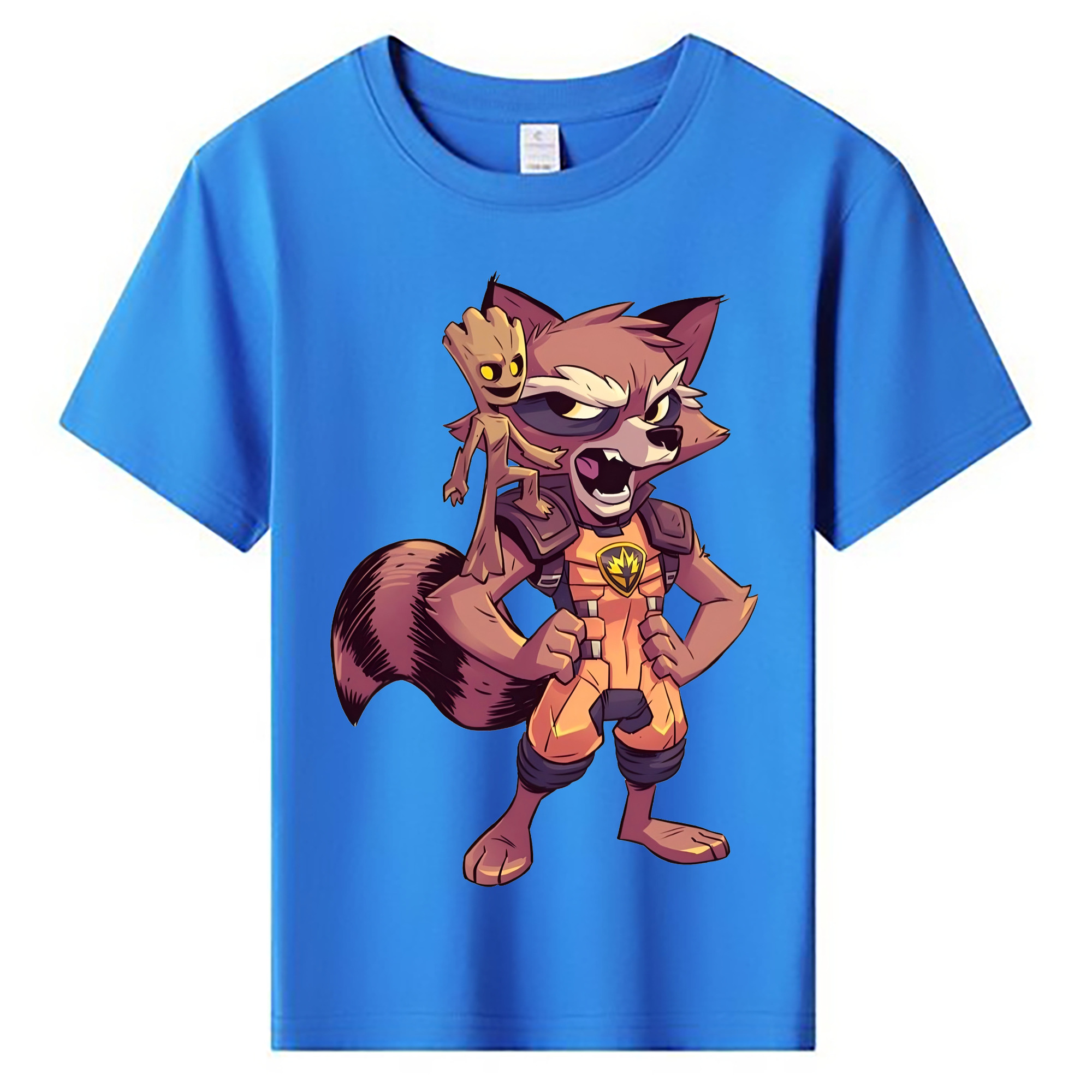 （画像用） アベンジャーズ The Avengers 綿100％キッズTシャツ（フロントプリント）